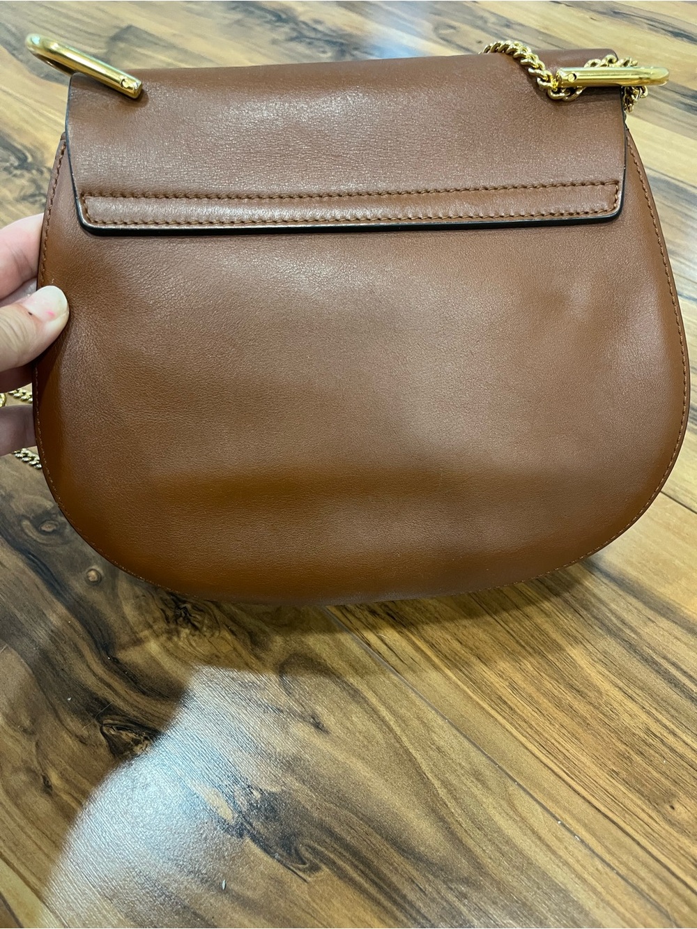 Chloé Suede & Leather Saddle Bag in Brown - Picture 3 of 7